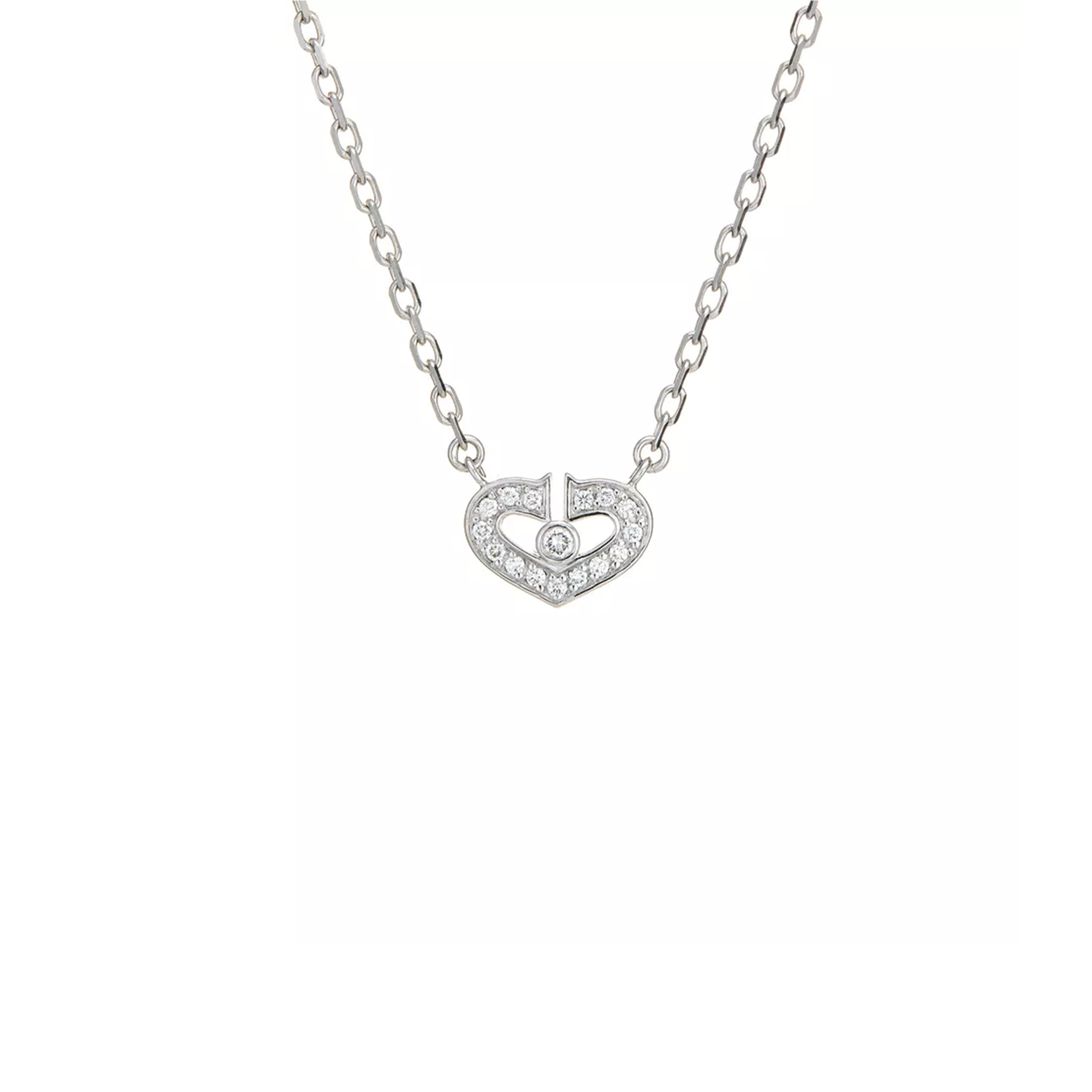 CARTIER HEART SHAPED NECKLACE B3040300